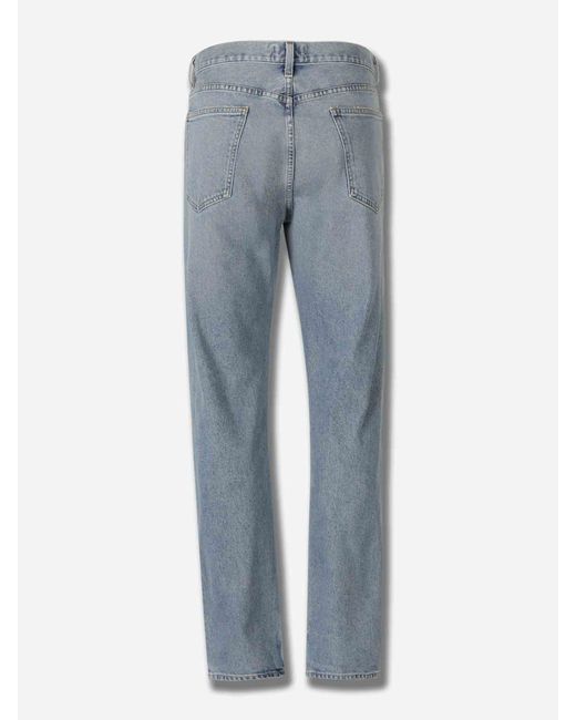 Agolde Blue Curtis Straight Jeans for men