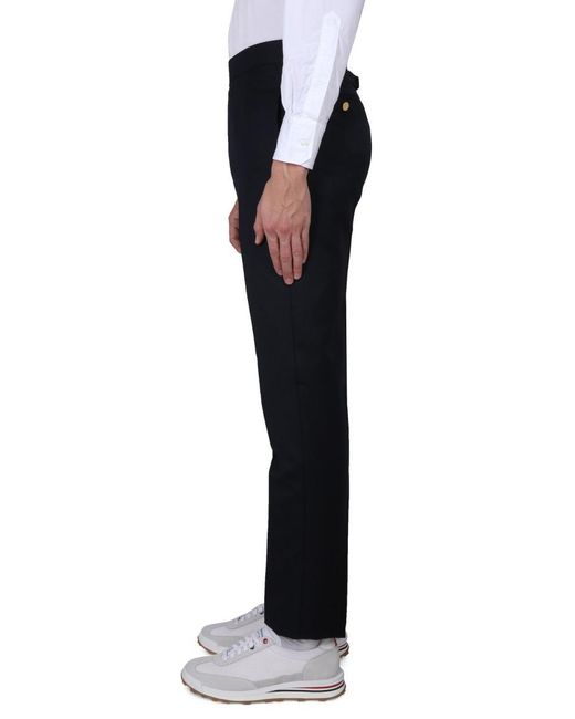 Thom Browne Blue Classic Pants for men