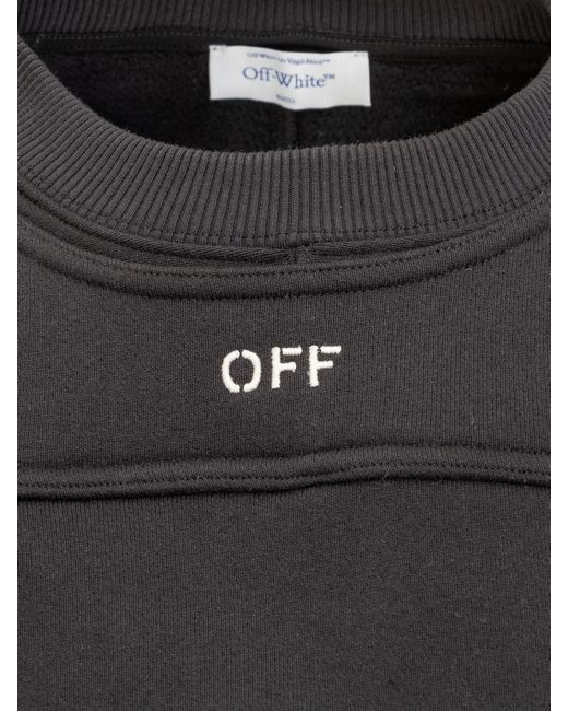 Off-White c/o Virgil Abloh Black Sweatshirt Vest With Logo