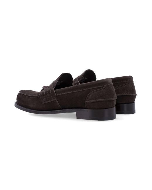 Church's Black Pembrey Suede Loafer for men