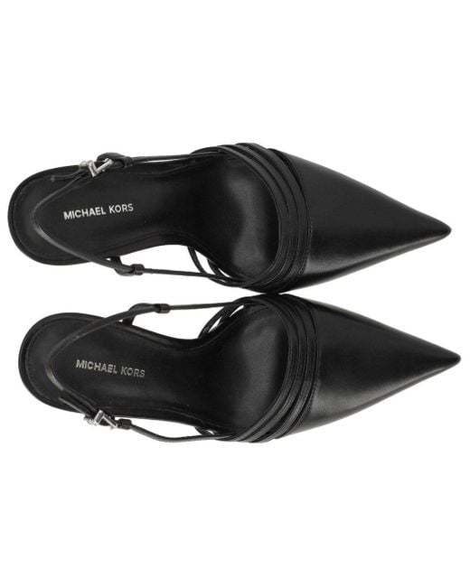 Michael Kors Black Haisley Slingback Pump