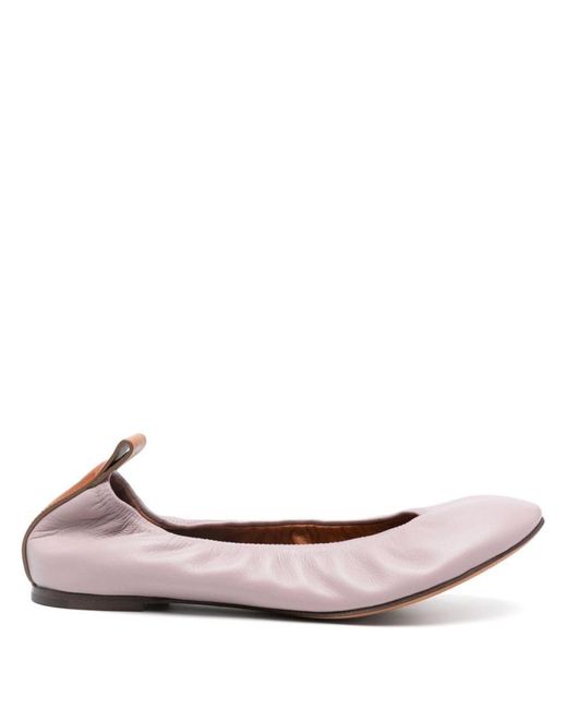 Lanvin Pink Flat Shoes