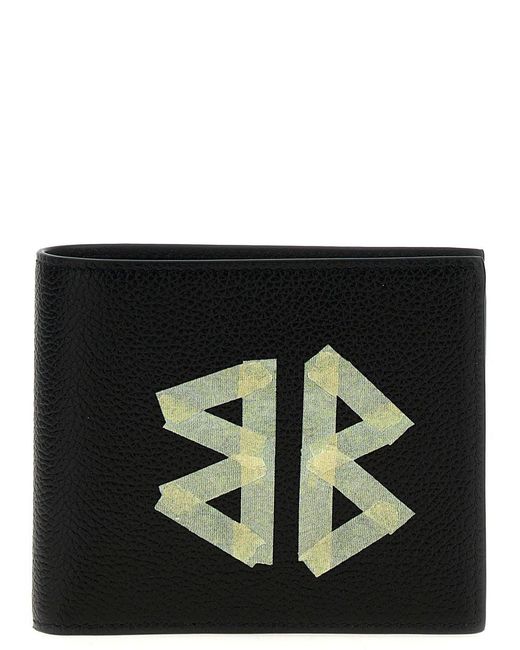 Balenciaga Black Leather Wallet for men