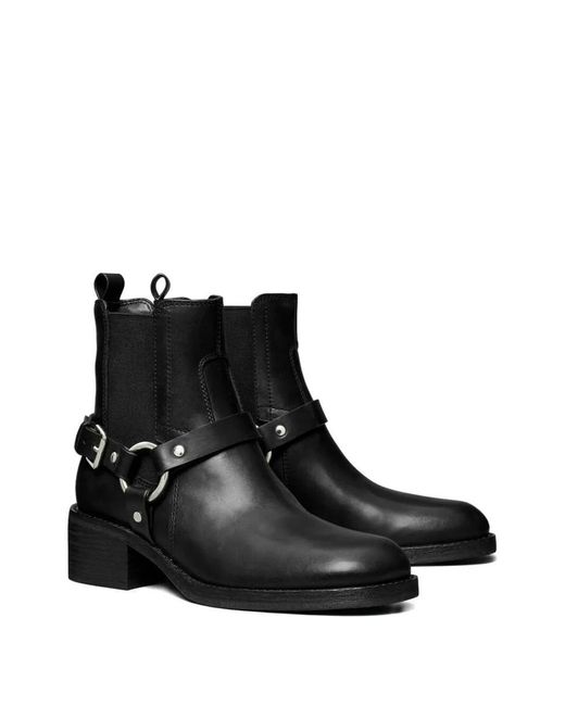 Tory Burch Black Moto Boot '50Mm'