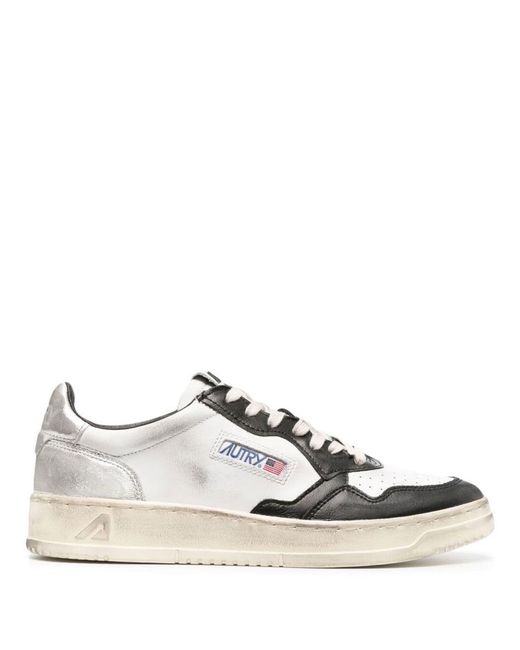Autry White Low Sneaker For