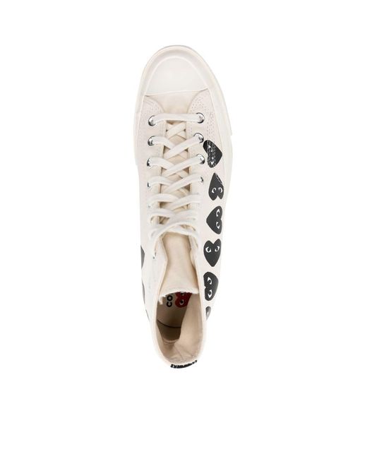 COMME DES GARÇONS PLAY White Comme Des Garçons Play Sneakers Shoes for men