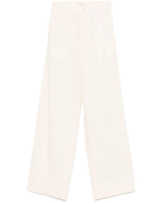 Barena White Pantalone Ida Tendon