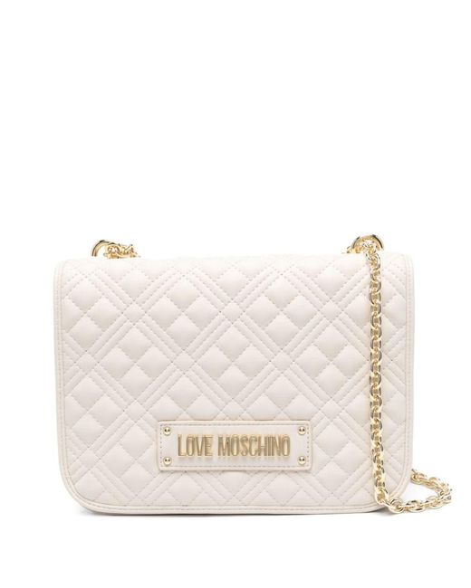 Love Moschino Natural Quilted Bag