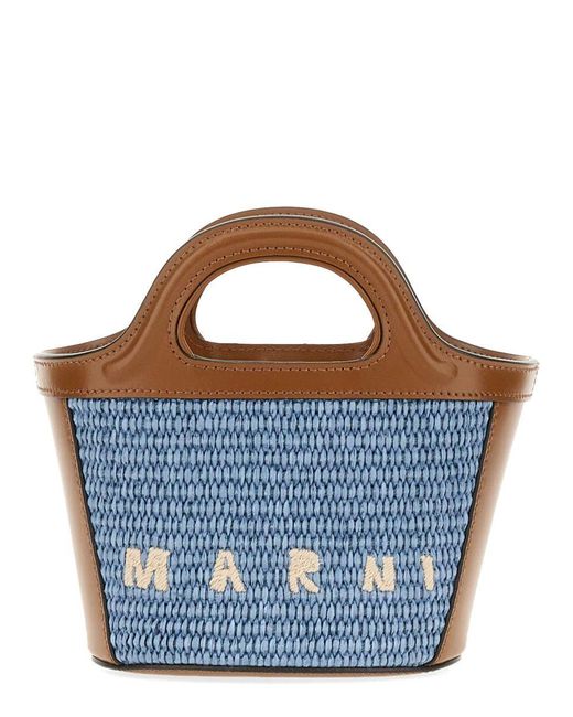 Marni Blue Tropicalia Micro Bag