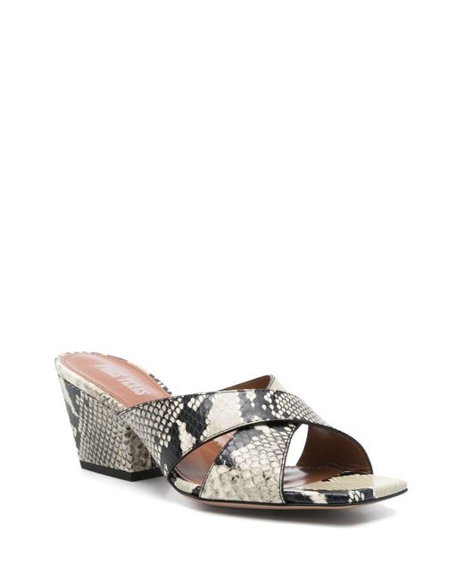 Paris Texas Gray Sandals