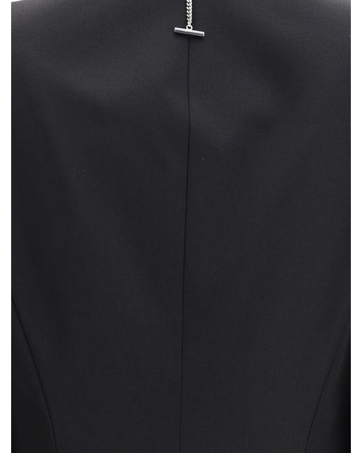 Alexander McQueen Black Single-Breasted Jacket