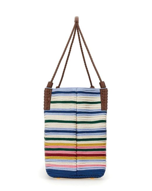 Etro Blue Medium Libra Tote Bag