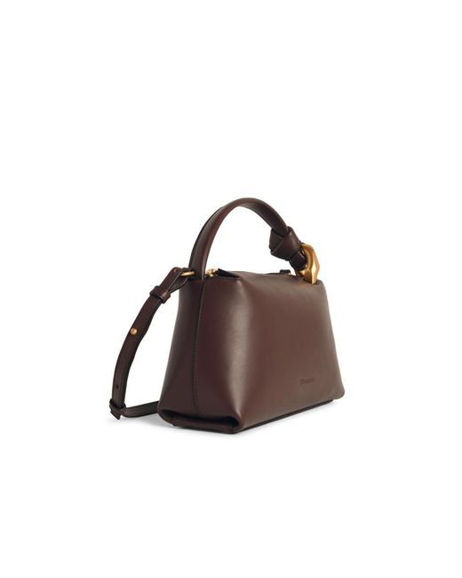 J.W. Anderson Brown 'Corner' Small Leather Bag