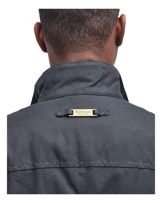 Barbour Blue Giacca Ogston Wax Blu for men