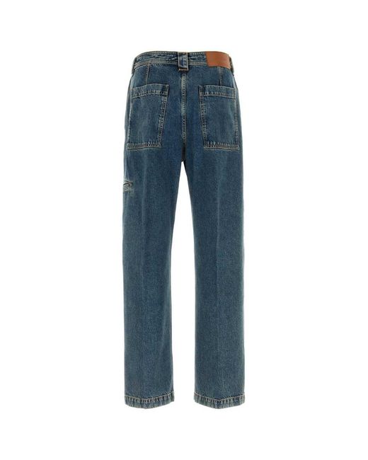 Ferragamo Blue Denim Jeans for men