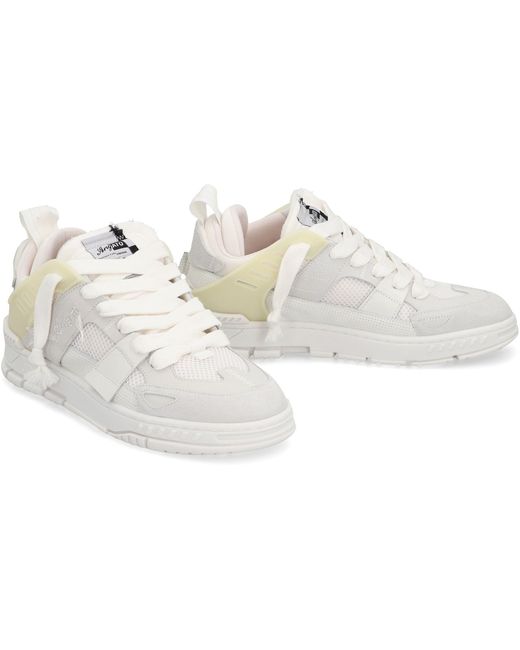 Axel Arigato White Area Patchwork Low-Top Sneakers for men