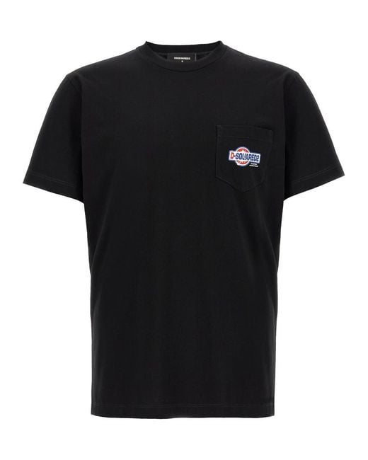 DSquared² Black Cool Fit' T-Shirt for men
