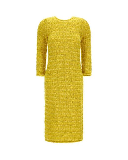 Balenciaga Dress in Yellow | Lyst