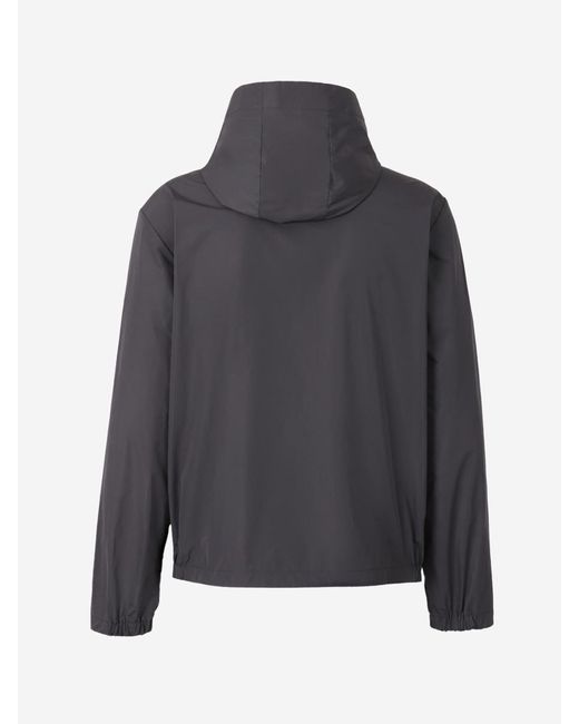 Moncler Blue Carles Hooded Jacket for men