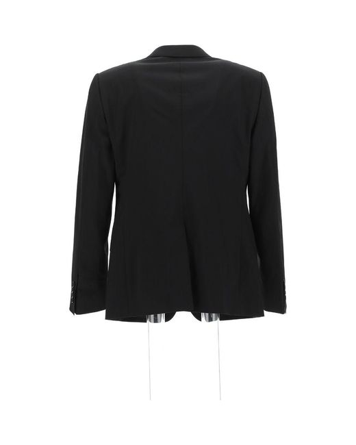 Dolce & Gabbana Black Wool Two Pieces Suit for men