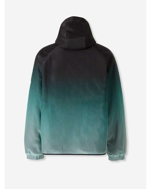 Casablanca Green Technical Windbreaker Jacket for men