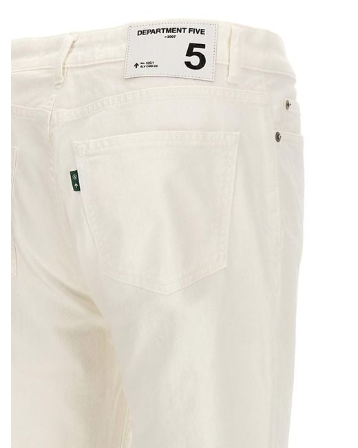 Department 5 White 'Drake' Jeans for men