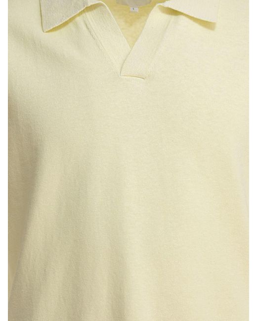 Norse Projects White "Leif" Polo Shirt for men