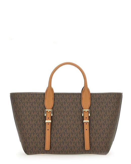 Michael Kors Brown Small Moore Tote Bag