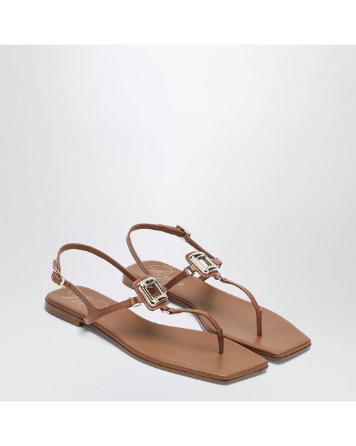Roger Vivier Brown Viv By The Sea Sandals
