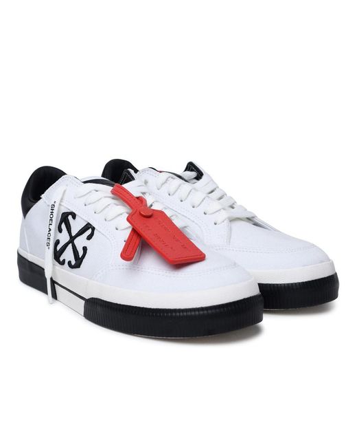 Off-White c/o Virgil Abloh White Off- 'New Vulcanized' Fabric Sneakers for men