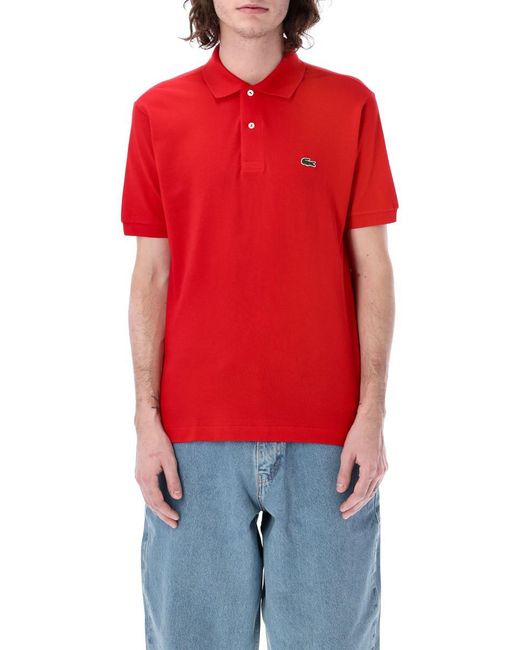 Lacoste Red Classic Fit Polo Shirt for men