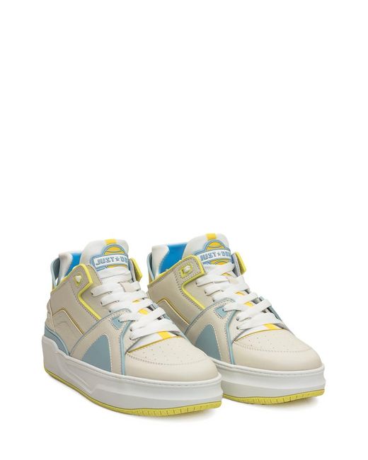 Just Don Blue Jd2 Mid Tennis Sneaker for men