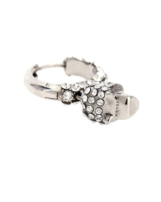 Alexander McQueen Multicolor Mcqueen Skull Earrings