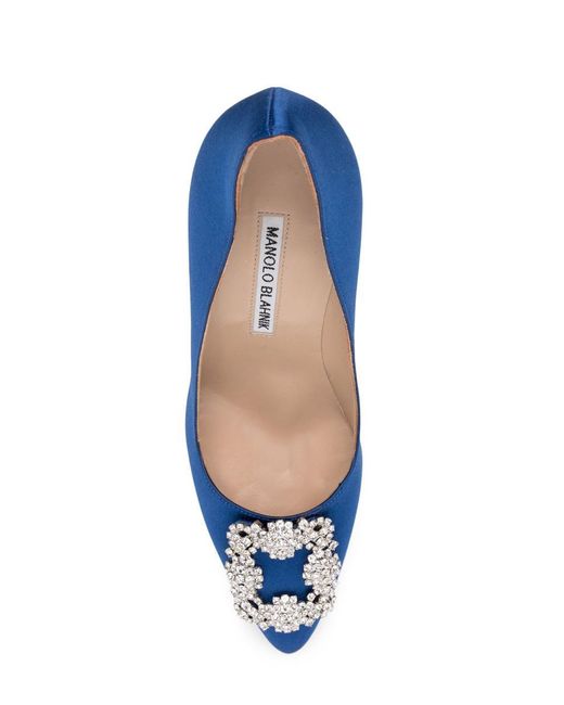 Manolo Blahnik Blue With Heel
