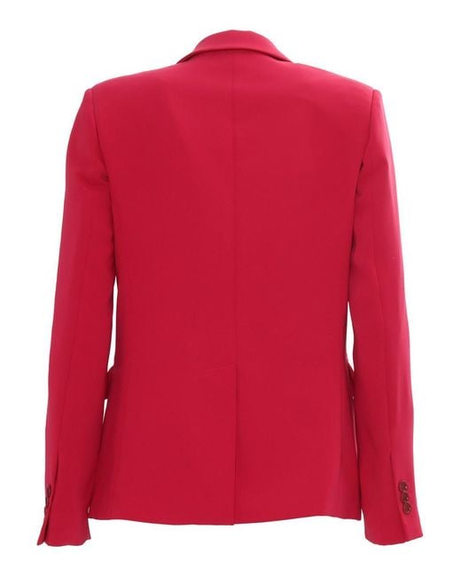 P.A.R.O.S.H. Tailored Single-Breasted Blazer With Notch Lapel