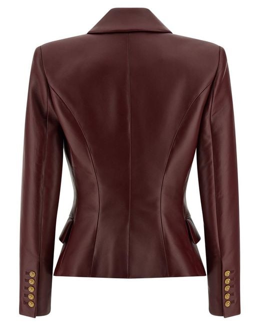 Balmain Brown '6 Bottoni' Blazer