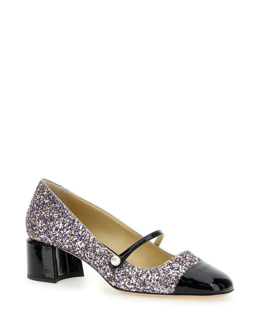 Jimmy Choo Multicolor 'Elisa 45' Pumps With Block Heel