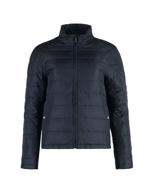 Thom Browne Blue Techno-Nylon Down Jacket