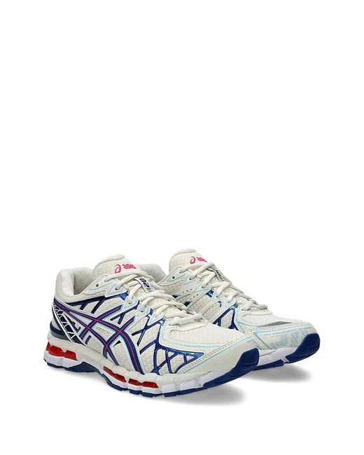 Asics White Gel Kayano 20 "Cream/Deep Marine" Sneakers