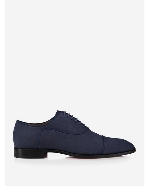 Christian Louboutin Blue Greggory Oxford Shoes for men