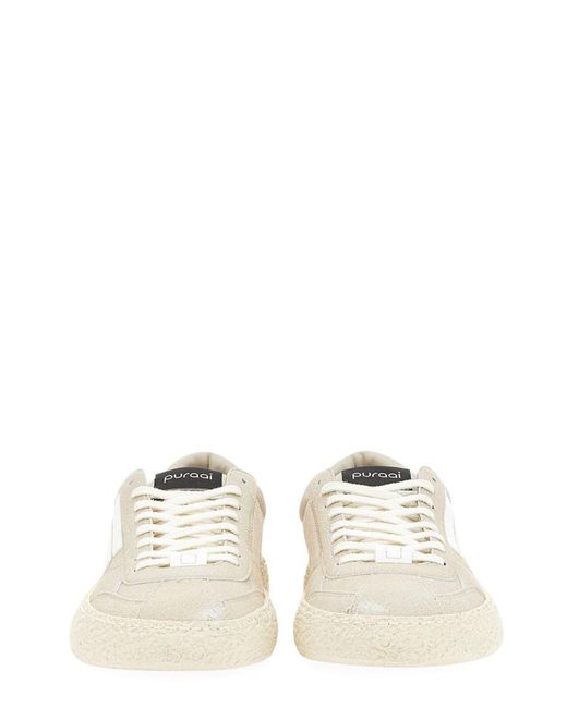 PURAAI White Almond Sneaker