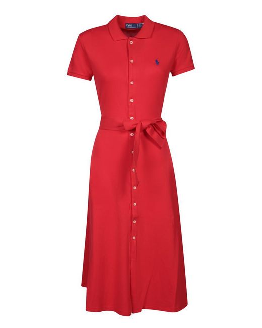 Polo Ralph Lauren Red Dresses