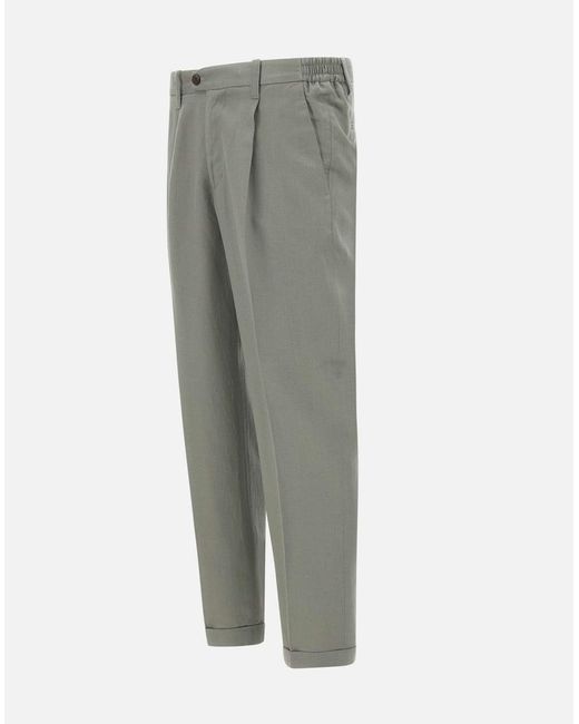 Devore Gray Trousers for men