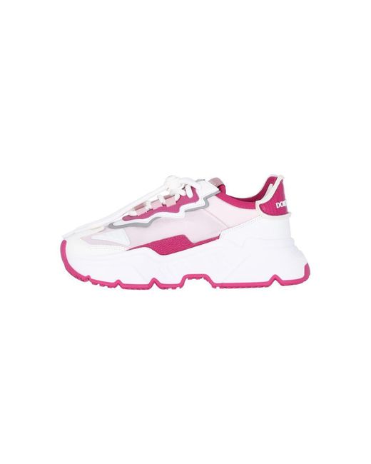 Dolce & Gabbana Pink "daymaster" Sneakers