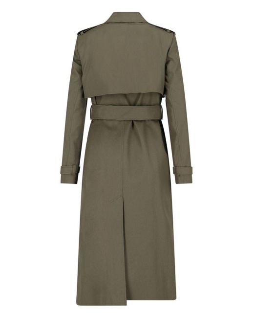 Burberry green trench coat hot sale