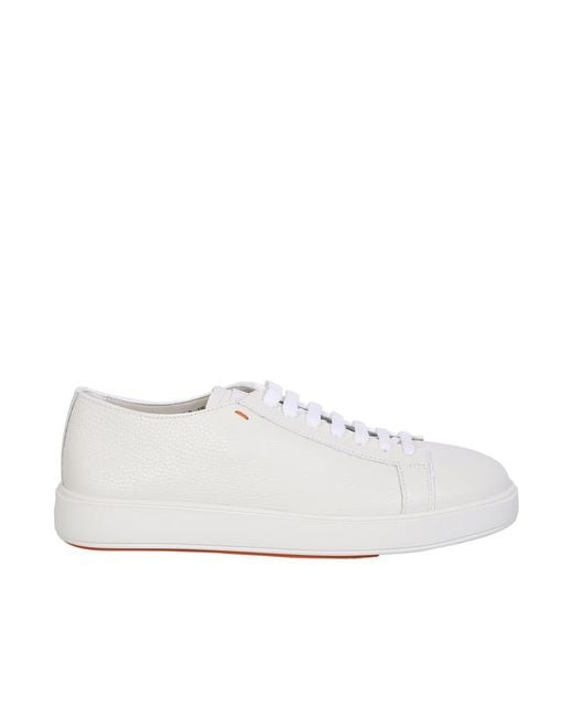 Santoni White Sneakers for men