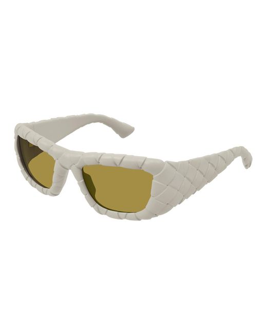 Bottega Veneta White Sunglasses