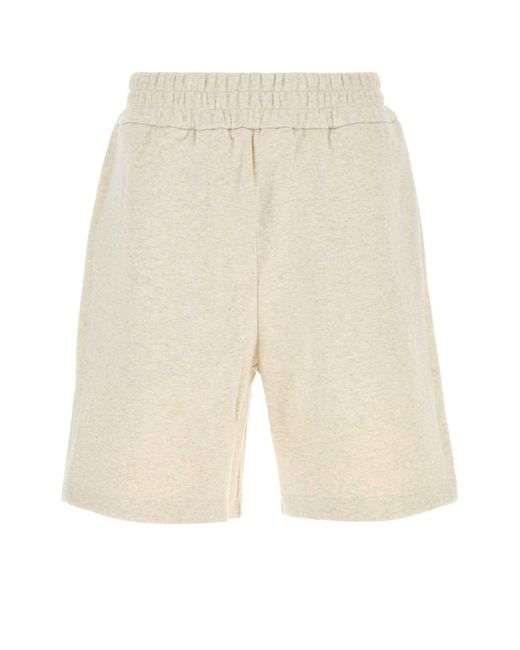 Fendi Natural Cotton Shorts for men
