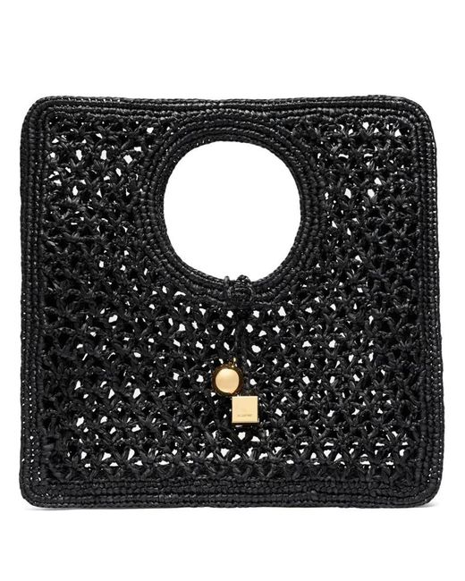 Jacquemus Black 'The Small Square Beach Bag'