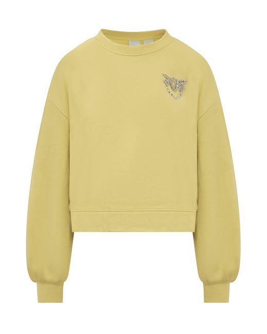 Pinko Yellow Ceresole Sweatshirt